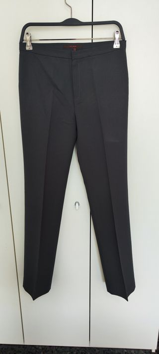 Pantalón Zara Gris Talla 38