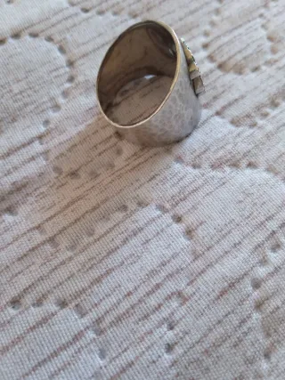 Anillo Tous Oso Negro Plata