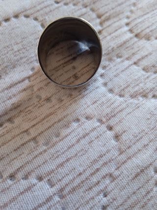 Anillo Tous Oso Negro Plata
