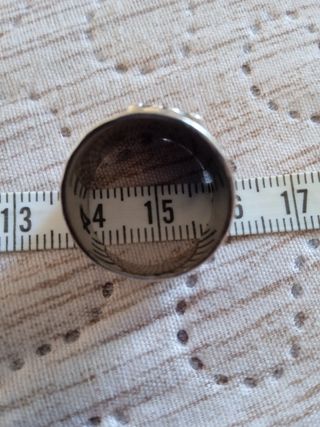 Anillo Tous Oso Negro Plata