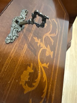Mueble escritorio madera con cajones