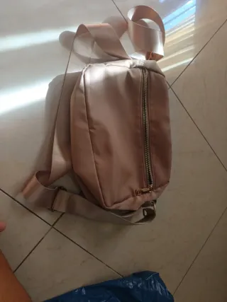 Bolso cruzado mujer color crema