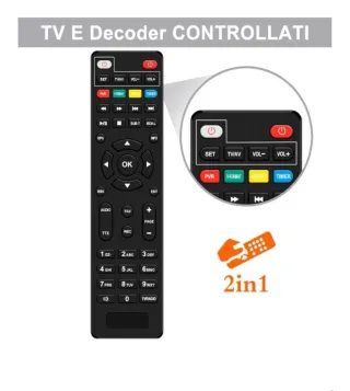 Decodificador TDT Dcolor 2024 DVB-T2/C