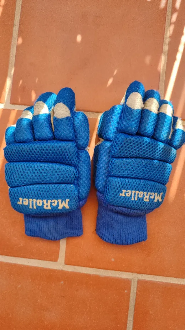 Guantes Hockey Patines Mcroller Azules