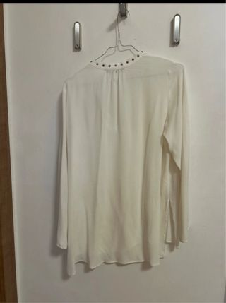 Camicia Mason bianca con borchie