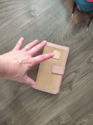 Monedero Mujer Georges Rech Beige/Rosa