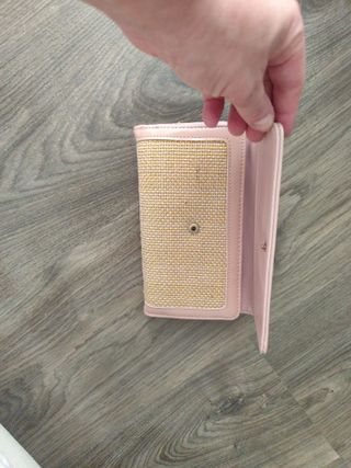 Monedero Mujer Georges Rech Beige/Rosa