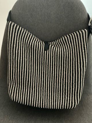 Bolso Parfois Rayas Blanco y Negro