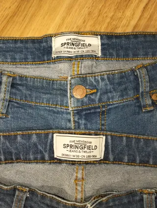 Lote 2 Pantalones Slim Fit Talla 36