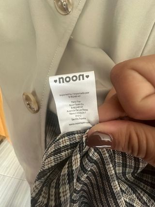 Gabardina Impermeable Noon