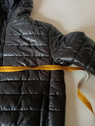 Piumino nero taglia S