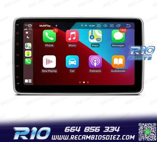 RADIO NAVEGADOR 2DIN 10" HD TÁCTIL BLUETOOTH USB SD