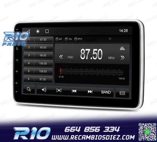 RADIO NAVEGADOR 2DIN 10" HD TÁCTIL BLUETOOTH USB SD