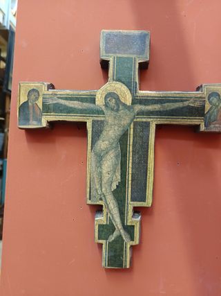 Crocefisso Cimabue su legno