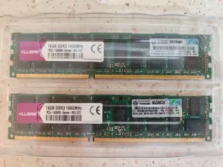 2x 16GB DDR3 1866MHz ECC 