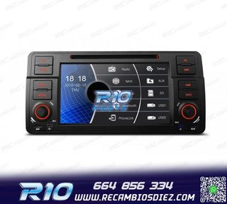RADIO NAVEGADOR 7" PARA BMW SERIE 3 E46 98-06 USB GPS TACTIL