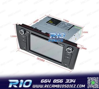RADIO NAVEGADOR 7" PARA BMW SERIE 1 E81 E82 E87 E88 04-11 US