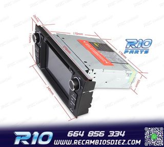 RADIO NAVEGADOR 7" PARA BMW SERIE 3 E90 91 92 93 05-10 USB G