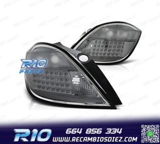 PILOTOS PARA OPEL ASTRA H 04-09 LED FONDO CROMO AHUMADO