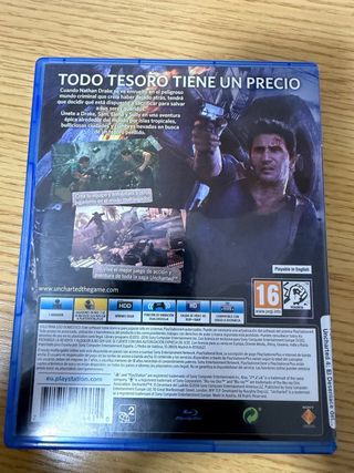 Uncharted 4 PS4 (PlayStation 4) 