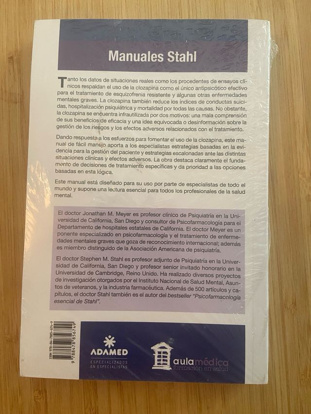 Manual de clozapina: Manuales Stahl