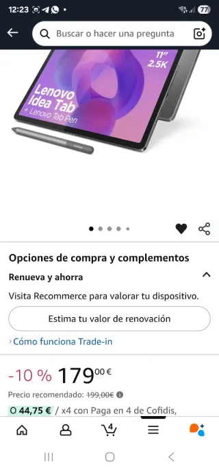 Precintado!! Lenovo Tab M11 con Tab Pen