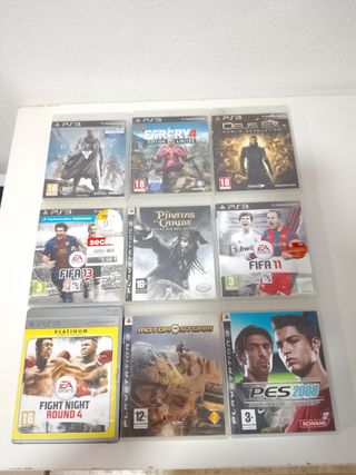 Lote 9 Juegos PS3: FIFA, PES, Destiny, Far Cry 4