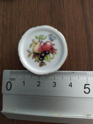 3€ unidad Platos miniatura decorados