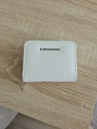 Cartera Stradivarius blanca
