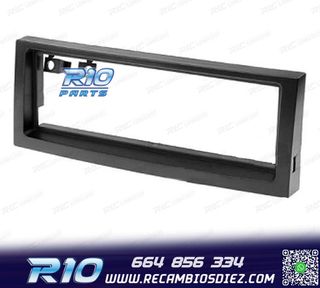 MARCO NEGRO RADIO 1-DIN PARA PEUGEOT CITROEN