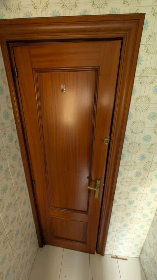 Puerta de madera interior
Están en buen estado.