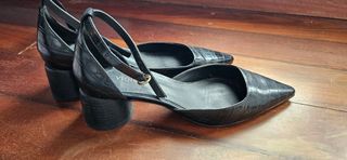 Zapatos Mango Negros Talla 38
