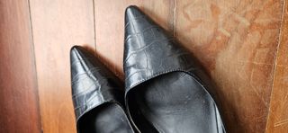 Zapatos Mango Negros Talla 38