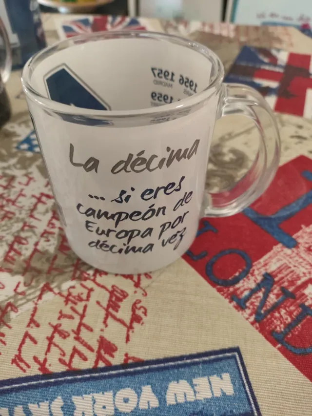 Tazas Real Madrid 10 Copas de Europa