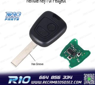 LLAVE COMPLETA PARA PEUGEOT Y CITROEN HU83