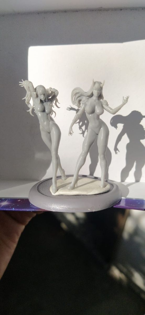 Pin up miniatura fantasy steampunk female3d print