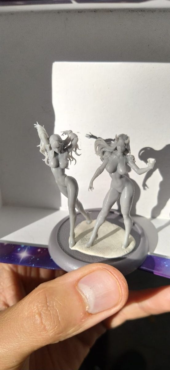 Pin up miniatura fantasy steampunk female3d print