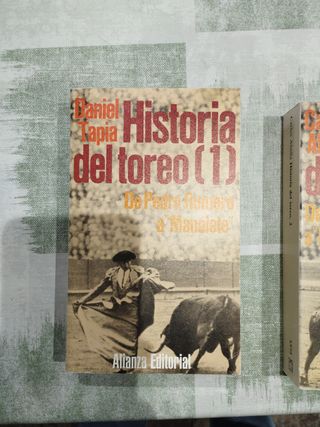 Historia del toreo 3 volúmenes Alianza Editorial