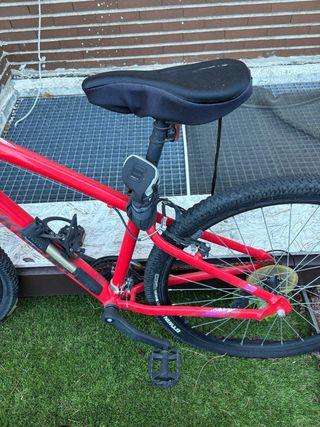 Bicicleta Rockrider ST 100 Roja