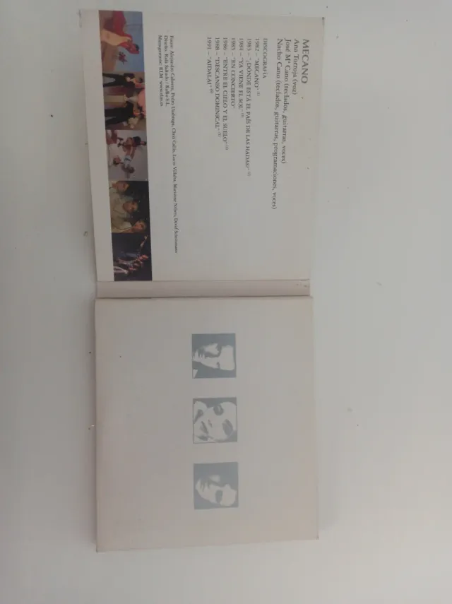 Álbum Mecano Grandes Éxitos