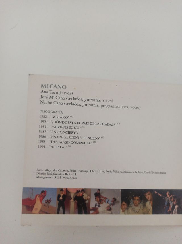 Álbum Mecano Grandes Éxitos