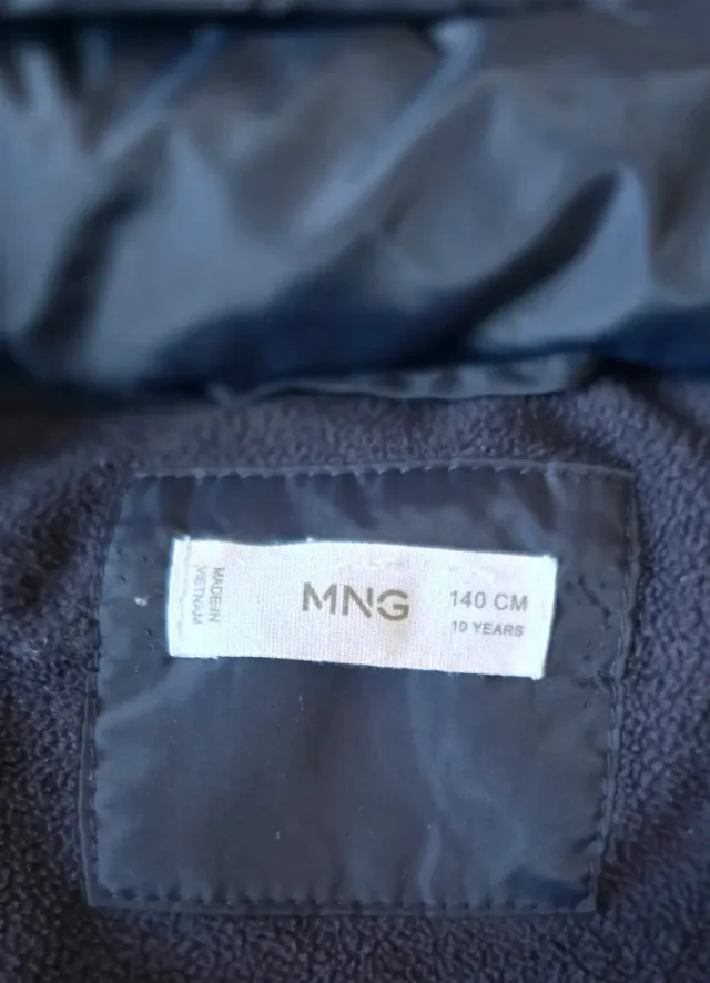 Cazadora 3/4 Mango Azul Marino