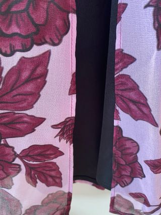 Vestido Lady Pipa Talla S Floral Morado