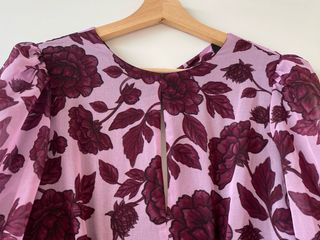 Vestido Lady Pipa Talla S Floral Morado