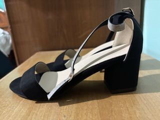 Sandali tacco comodo neri taglia 34