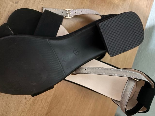 Sandali tacco comodo neri taglia 34