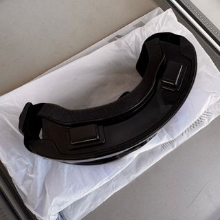 Maschera Sci Nera Lente Blu Specchiata