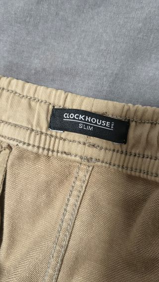 Pantalones Cargo Beige
