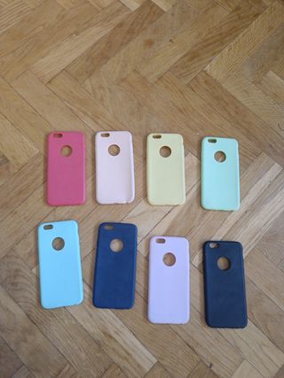 Fundas iPhone 6 (Pack 8 colores)