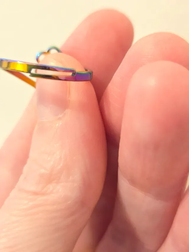 Anello zampette acciaio regolabile